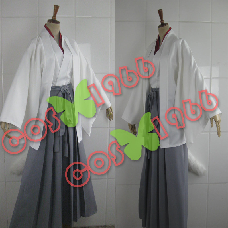 定制 元气少女缘结神 使巴卫剑道服 和服 cos服 尾巴 耳朵