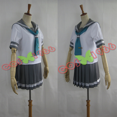定制  LoveLive!Sunshine!!Aqours 水团水手服cosplay服装女