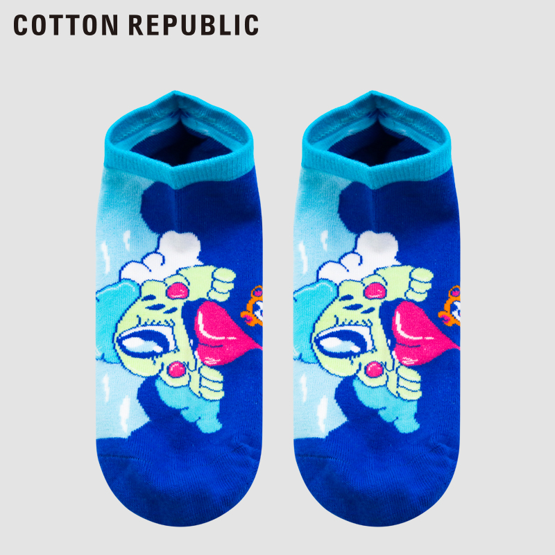 棉花共和国船袜男士ZOE合作款