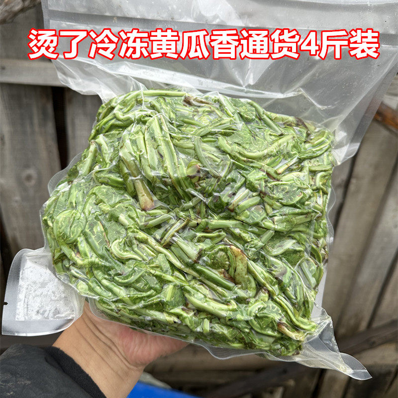 东北野菜黄瓜香新鲜冷冻广东菜现采产地发货勾勾菜4斤酒店饭店