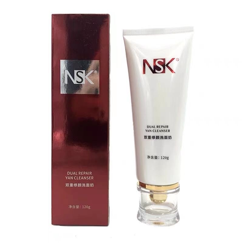 NSK-001香港楠圣菲洗面奶干洗脸BIO双重整颜洁面乳120g温和卸妆