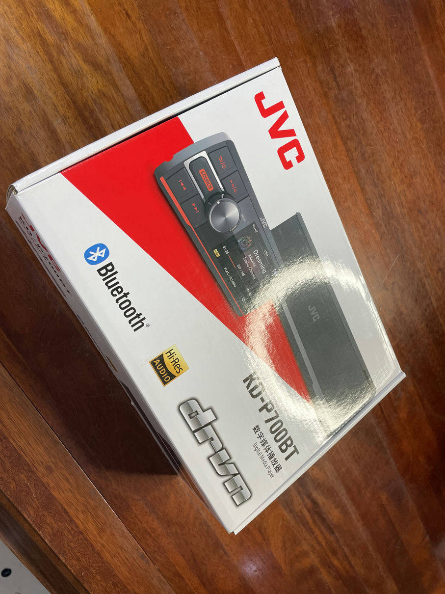 JVC 数字播放器JW-P700BT汽车音响改装蓝牙主机