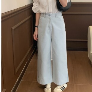 休闲百搭外穿阔腿休闲裤 时尚 Young Y6137 Niche