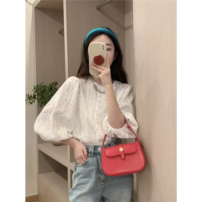 【Niche Young】迷恋氛围气质百搭时尚小众复古设计感衬衫CX10088