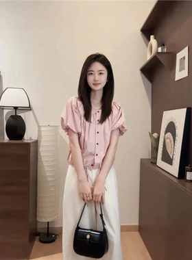 【Niche Young】香氛芙蕾  气质法式小众设计感 小衫 CX10225