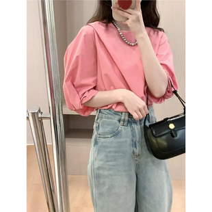 百搭简约小众纯色设计感衬衫 时代气质时尚 Young CX10085 Niche