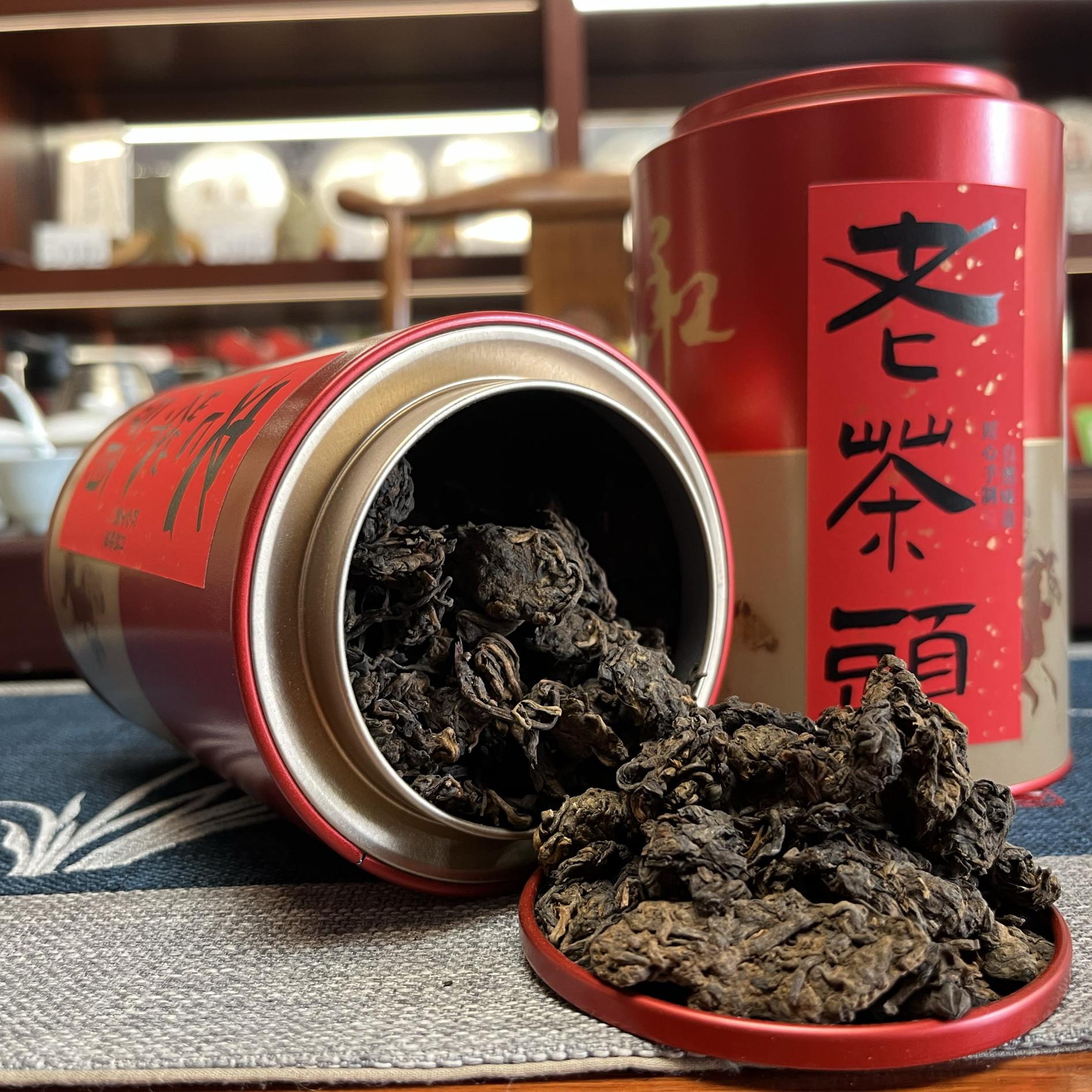 龍燦茶業(yè):2011年龍燦老茶頭熟普250克/罐陳韻柔情蜜意