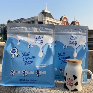 GoMilk购妙可全脂奶粉1kg袋装 营养早餐奶 新西兰原装进口