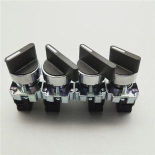 XB2 BD21两档BD33C三档旋转选择自锁复位 BE101C 22mm旋钮开关ZB2