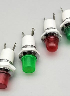 1个16mm电源信号指示灯XD0 XD1 DH16 6V 12V 24V圆形孔非LED红绿