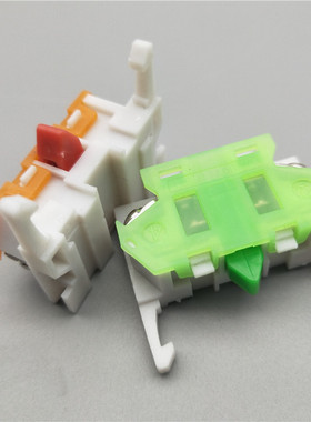 瑞沃尔22MM孔径LAY37按钮开关底座触点配件拨片绿色常开 红色常闭