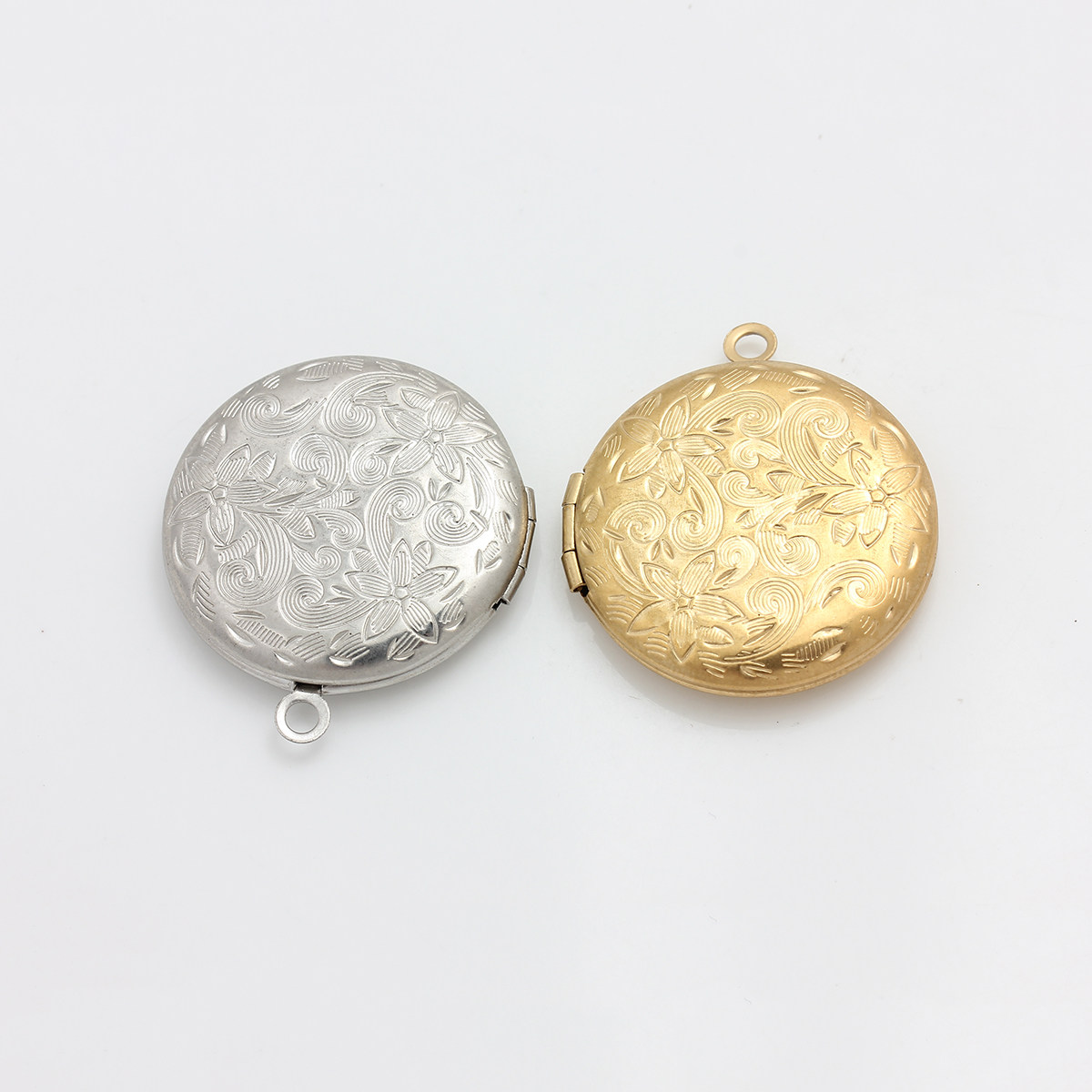 DIY配件不掉色高端钛钢不锈钢圆相盒花开富贵可打开装相片的挂件,饰品/流行首饰/时尚饰品新,其他DIY饰品配件,淘宝优惠券,粉丝福利购,淘宝优惠卷