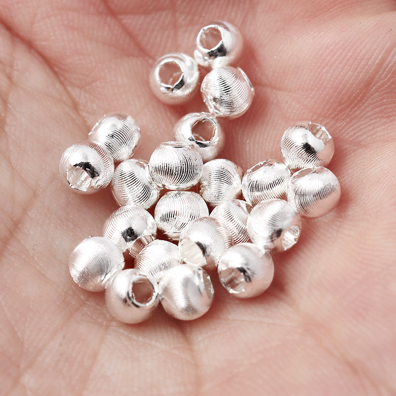 保色铜镀925纯银批花珠子猫眼圆珠小隔珠手链项链散珠手工diy配件,饰品/流行首饰/时尚饰品新,其他DIY饰品配件,淘宝优惠券,粉丝福利购,淘宝优惠卷