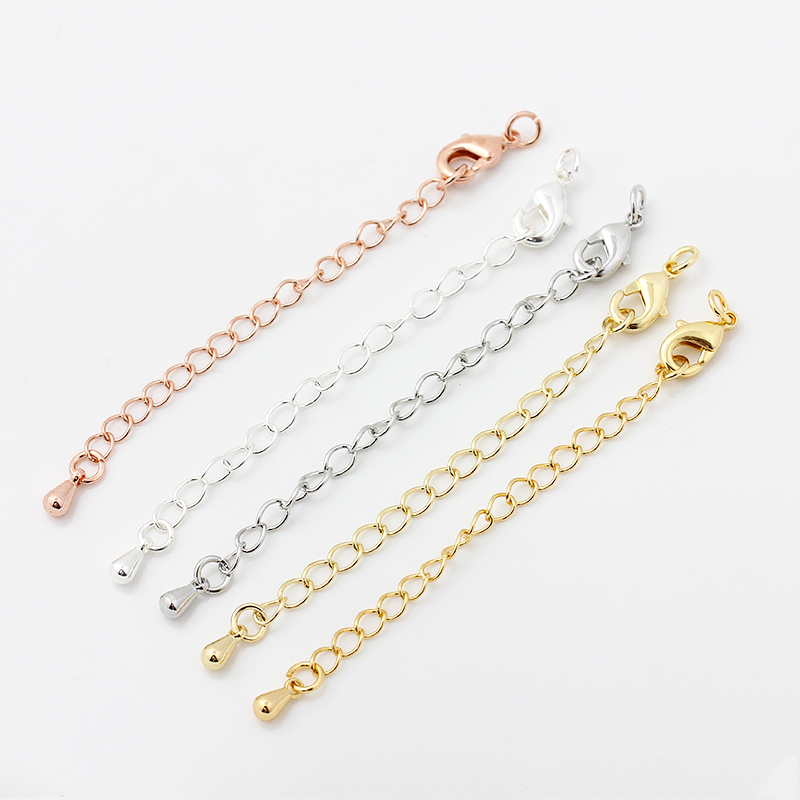 14k金白金玫瑰金加长链延长链