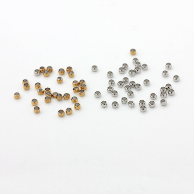 不锈钢钛钢镀真金定位珠散珠