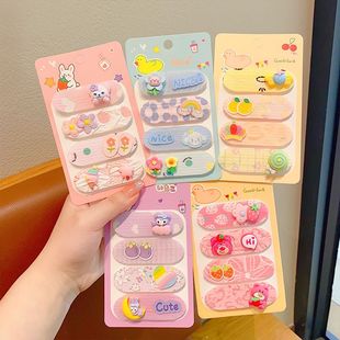 儿童刘海碎发贴女童前额碎发神器不伤发宝宝发卡头饰发夹魔术贴