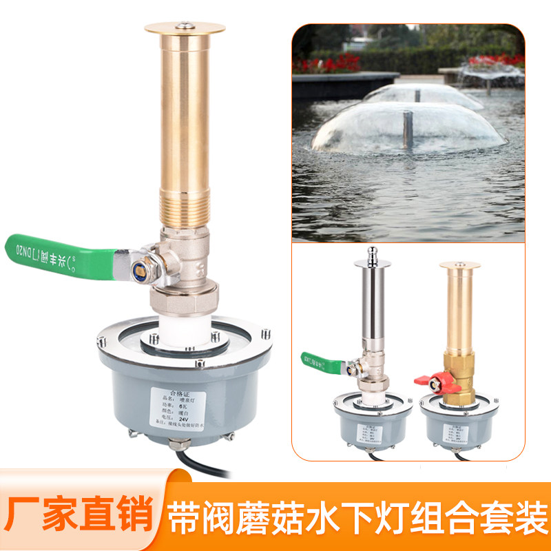 喷泉喷头不锈钢蘑菇半球喷头景观图片