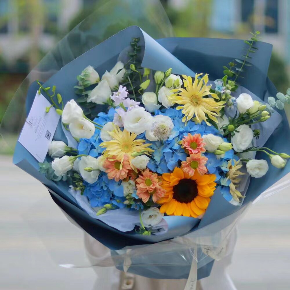 上海同城花店专送鲜花速递生日花束送花上门送闺蜜女友