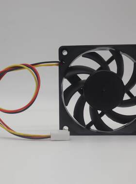 全新45 6 7 8 9 12 14cm厘米5v12v24V三针机箱测速三线FG散热风扇