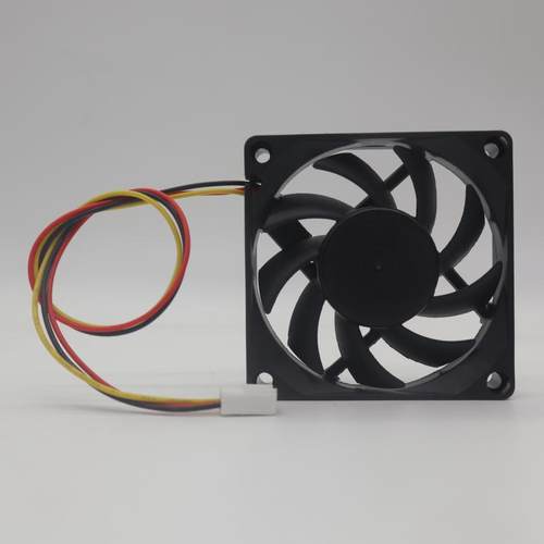全新45 6 7 8 9 12 14cm厘米5v12v24V三针机箱测速三线FG散热风扇