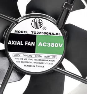 TG22580HA6BL轴流风机22580 AC380V 全金属机柜电配箱散热风扇