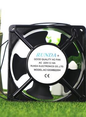 全新CHIEFLY CC12038S220H/B220H 12CM AC220V 0.10A机箱轴流风扇