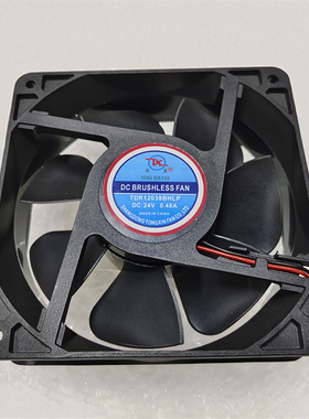 TDR12038BHLP 24V0.48A直径12公分伏排气电焊机正方形l里直流风机