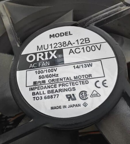 全新ORIX 12038 MU1238A-41B/42B/51B/52B/11B/12B/21B/11X  风扇
