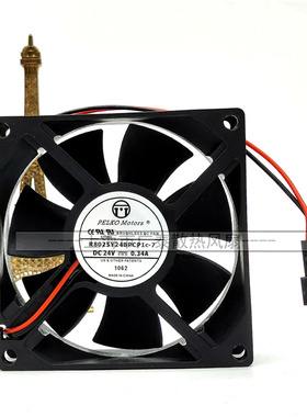 全新派尔可 PELKO MOTORS 24V 0.34A R8025Y24BPC1c-P7 8CM 8025