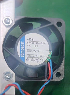 全新德国Ebm-papst TYP 405F 4010 5V 0.7W 4cm/厘米静音风扇