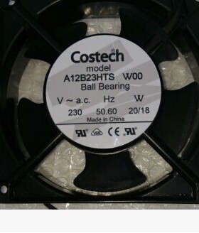 Costech 散热风扇 12cm A12B23HTS W00 230V 20/18W A13B23HTB
