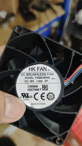 HK FAN航嘉 8038 8cm FAB8038H48 48V 1.00A 暴力电源服务器风扇