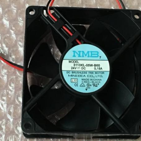 3110ML-05W-B69 原装美蓓亚NMB三线 24V 0.18A 80*80*25 轴流风扇
