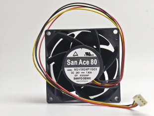 1.60A 24V PWM调速暴力散热风扇8CM 9GV0824P1G03 全新Sanyo三洋