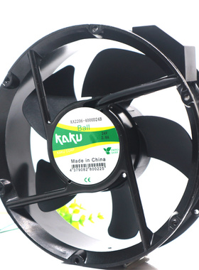 KAKU卡固 KA2206-4000D24B DC24V 22060散热风扇22CM直流风机