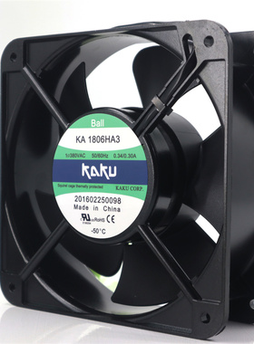 全新卡固KA1806HA1 KA1806HA2-2 KA1806HA3-2 18CM 轴流风扇