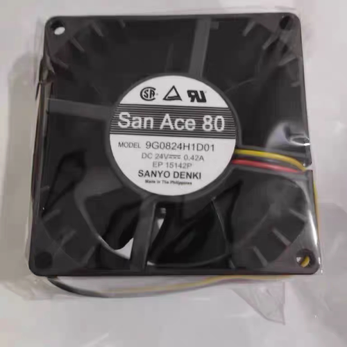 9G0824H1D01 三洋 24V 0.42A 8038 3线 YSM20R贴片机专用散热风扇