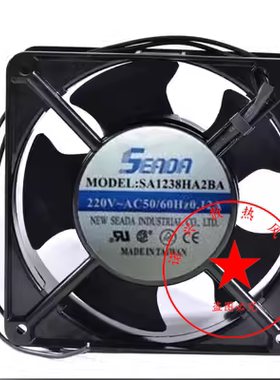 全新 台湾SEADA立德 SA1238HA2BA 220V 0.12A 散热风扇打标机风扇