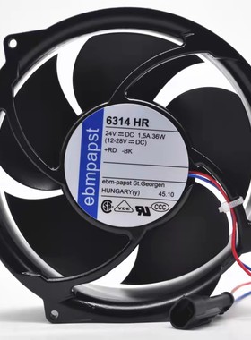 6314HR 6314HUebmpapst 24V ACS510变频器ABB散热防水风扇36W