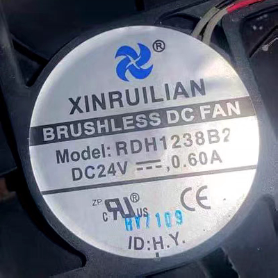 全新欣瑞联 RUILIAN RDH1238B2 24V 0.60A 12CM 12038 变频器风扇