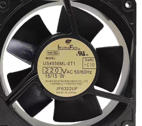 LKURAFAN US4556ML-0T1 12038 220V 12cm/厘米 全金属耐高温风扇