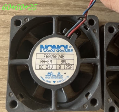 全新南韩NONOI F6025X24B 24V 0.250A F6025E24B 变频器散热风扇