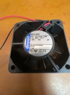 papst原装德国TYP 8414NGN 18-26V 6025 6cm厘米轴流散热风扇