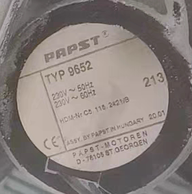 海德堡印刷机配件SM102 CD102CD74收纸风扇 TYP 9652 AC230V