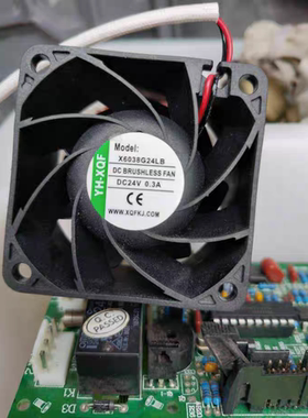 YH-XQF X6038G24LB DC 24V 0.3A 60x60x38mm 6厘米散热风扇