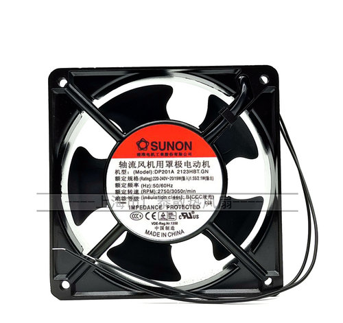 全新SUNON DP201A 2123HBL/HSL/HST/HBT.GN AC220V 12CM 机柜风扇