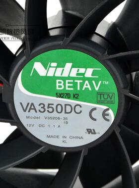 Nidec VA350DC V35208-35 9038 12V 1.1A X3100机箱散热风扇
