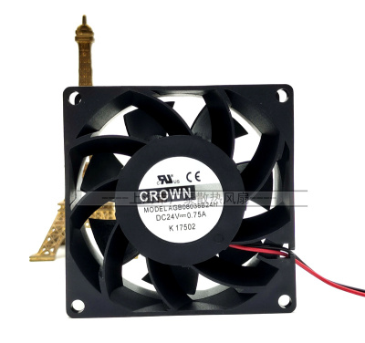 全新原装 台湾 惯展AGB08038B24H 8038 24V 0.75A 3线散热风扇