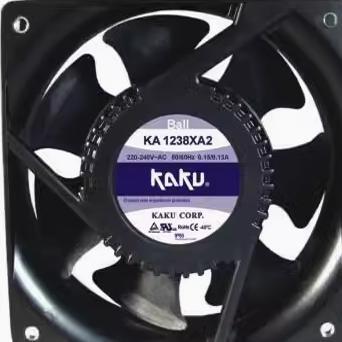 KA1238XA2 全新现货KAKU220V 大风量双滚珠金属7叶子耐高温风机