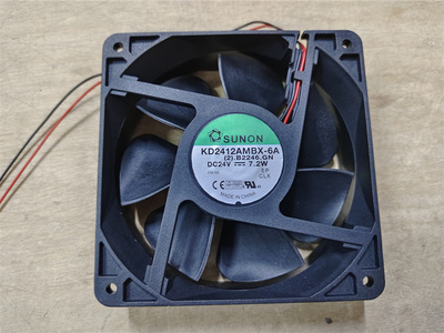 SUNON建准 KD2412AMBX-6A DC24V 7.2W 12CM 12038变频器散热风扇